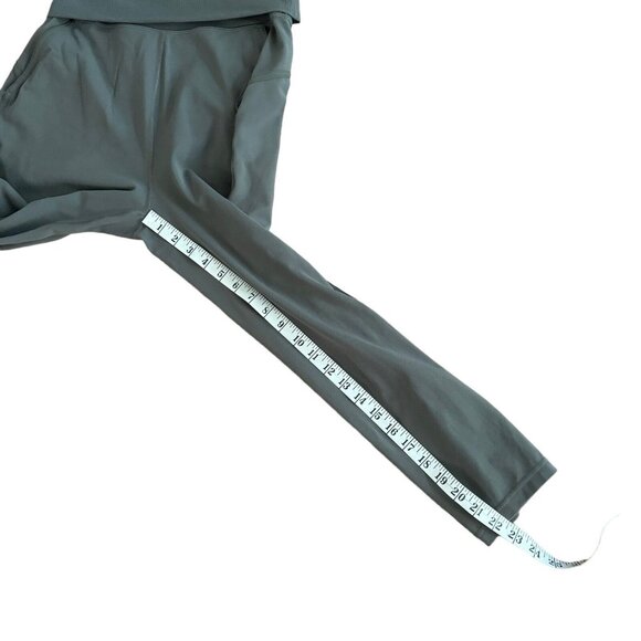 Lululemon Align Ribbed Waist Cropped‎ Pants 4 Olive Green Yoga Capri 22.5'' - Picture 8 of 8